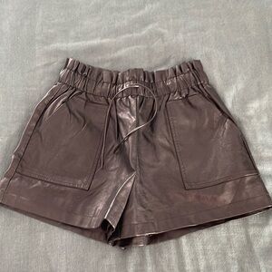 Leather Shorts